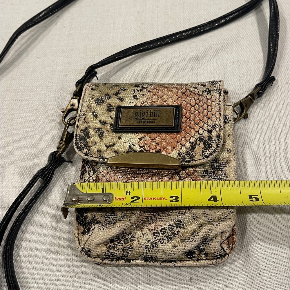 29110 Gigi Hill Los Angeles Over Shoulder Crossbody Purse Or Wristlet Wallet EUC